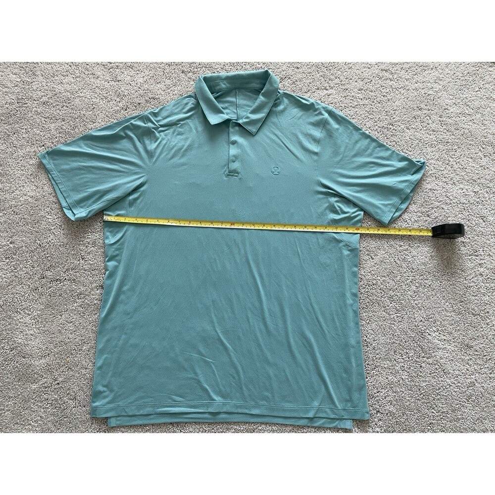 Lululemon Logo Pro Snap Front Short Sleeve Polo XXL